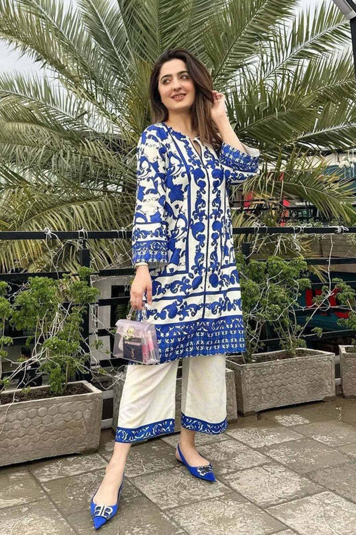 Boura Cozy Winter Print Suit for Women 946
