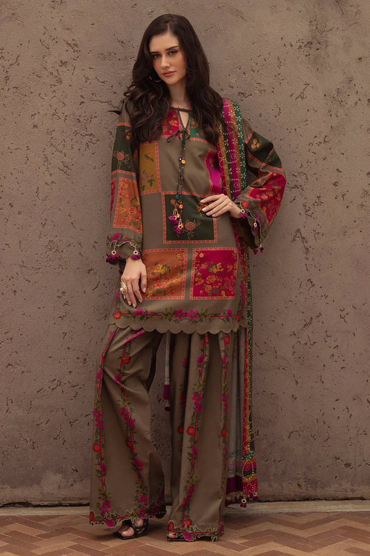 Noura Graceful Printed Co-Ord Set for Women 965