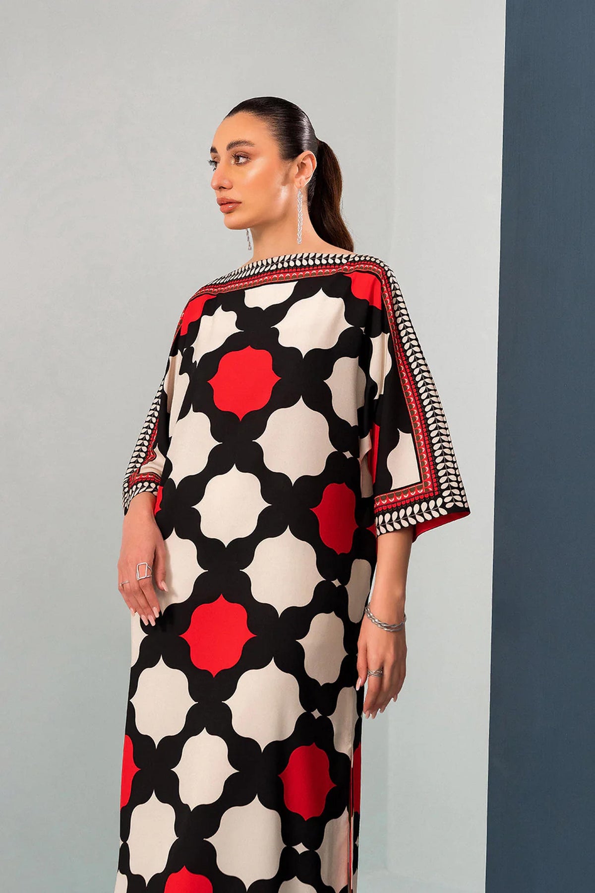 Noura Women’s Digital Print Shirt & Trouser Set 901