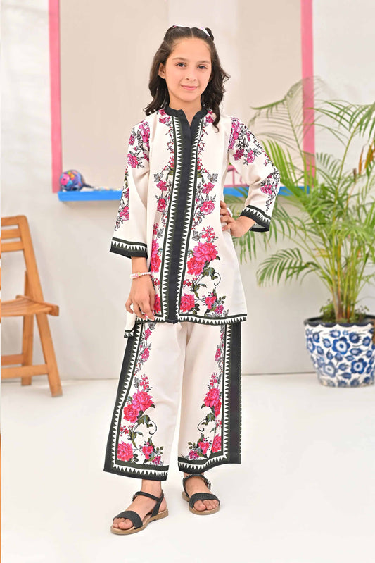 Noura 2PC PRINTED CO-ORD SETS Stitched For Kids 910