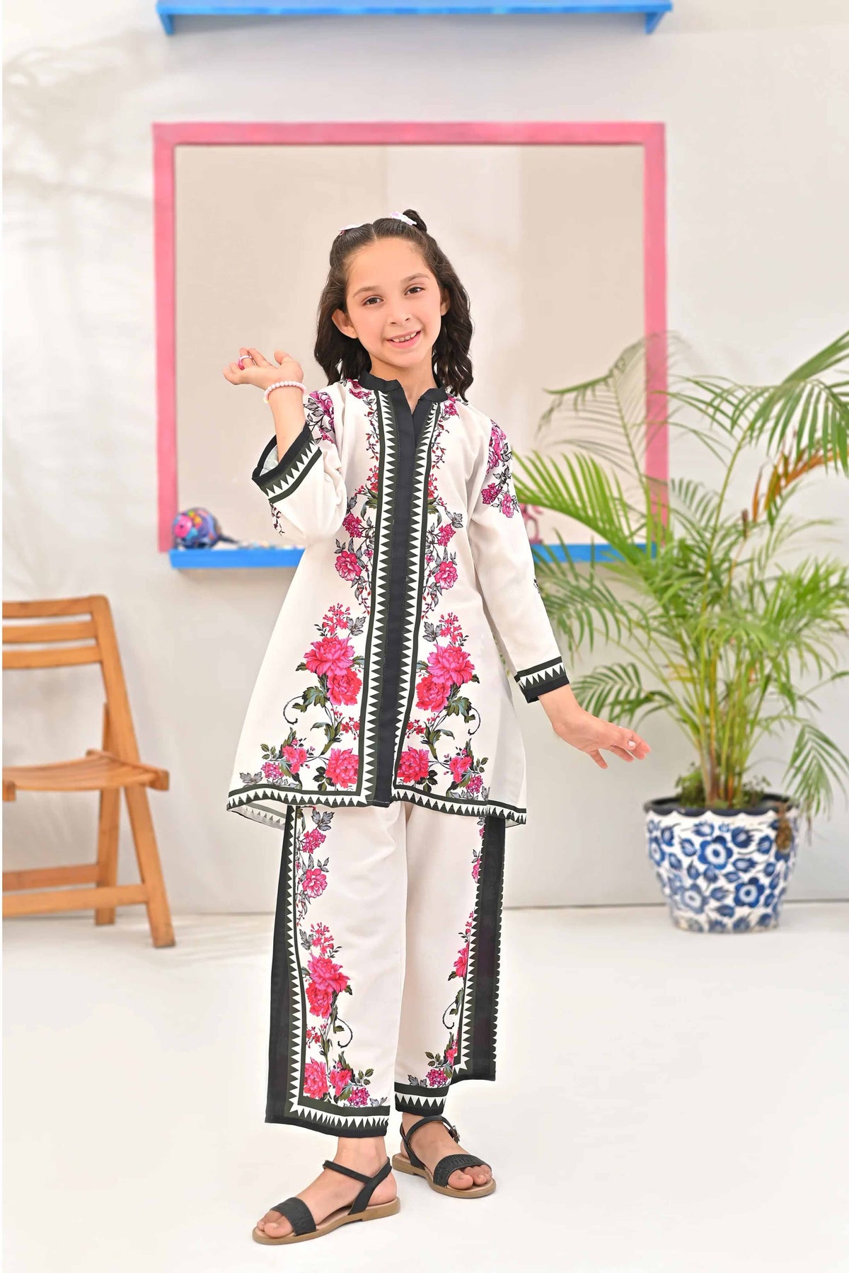 Noura 2PC PRINTED CO-ORD SETS Stitched For Kids 910
