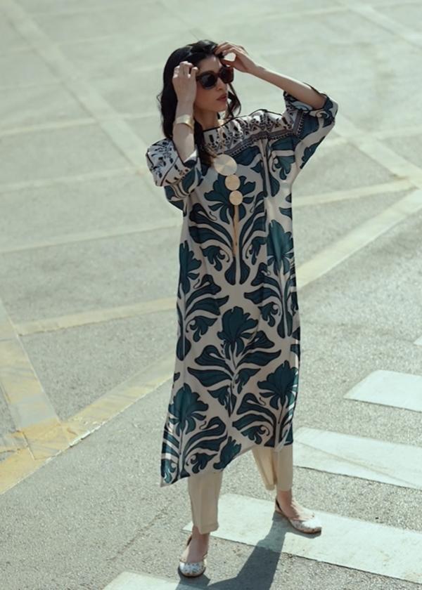 Noura Desert Bloom 2-Piece Suit Co-Ord Set 914