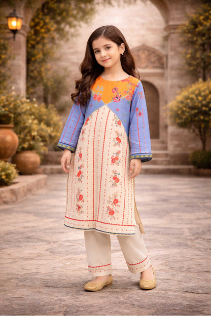Noura Printed Trending Co-ord set KID  916
