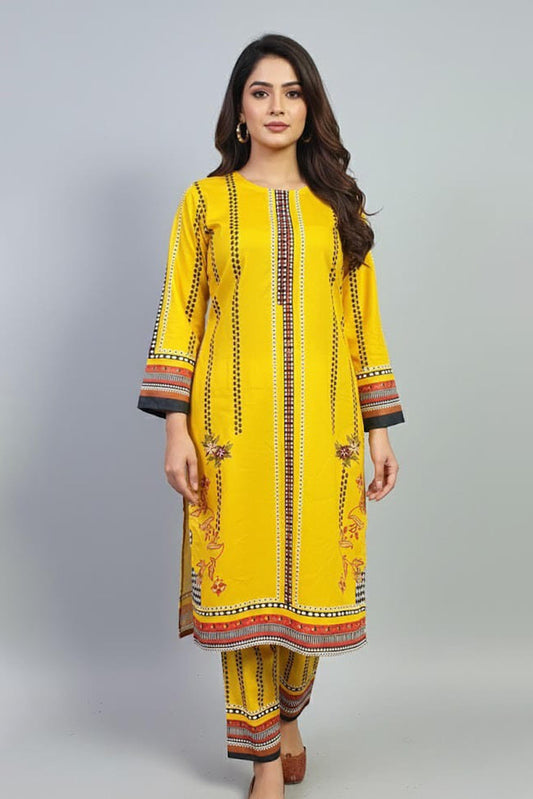 Noura Printed 2PC Stitched Outfit for Women 925