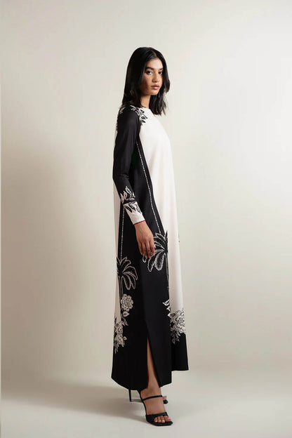 Noura Black Printed 2 Piece Outfit for Women 927