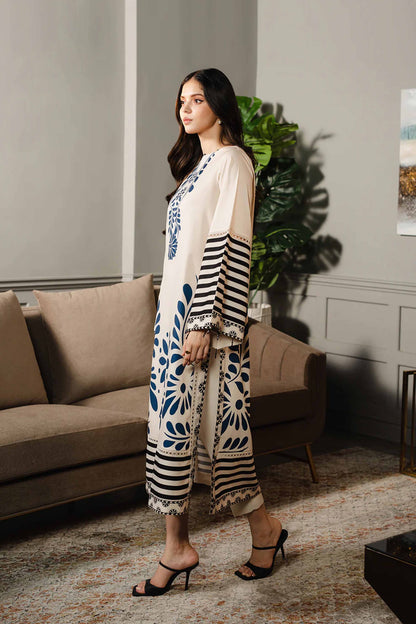 Maroon Printed 2PC Lawn Outfit Noura Apparel 929