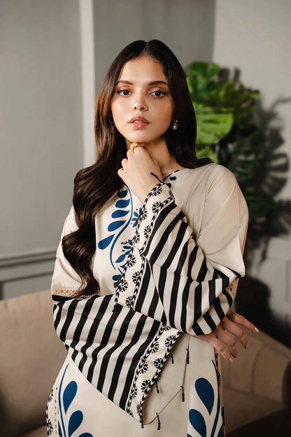 Maroon Printed 2PC Lawn Outfit Noura Apparel 929