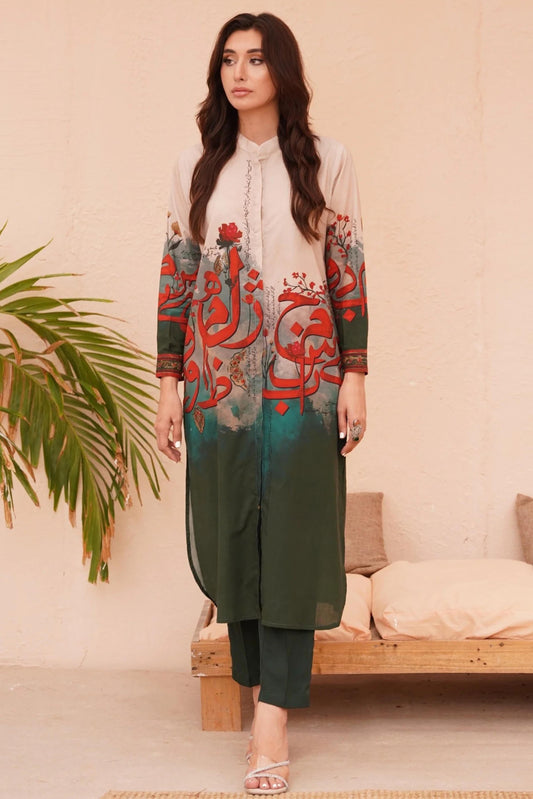 Noura Elegant Printed 2PC Suit for Women 930