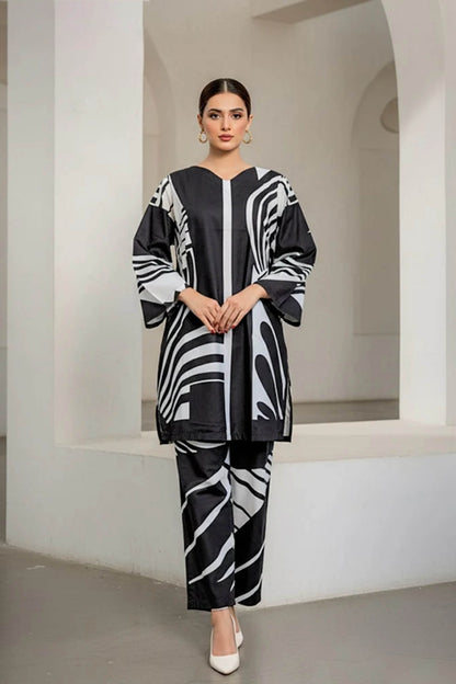 Noura Chic Printed 2PC Outfit for Women 938