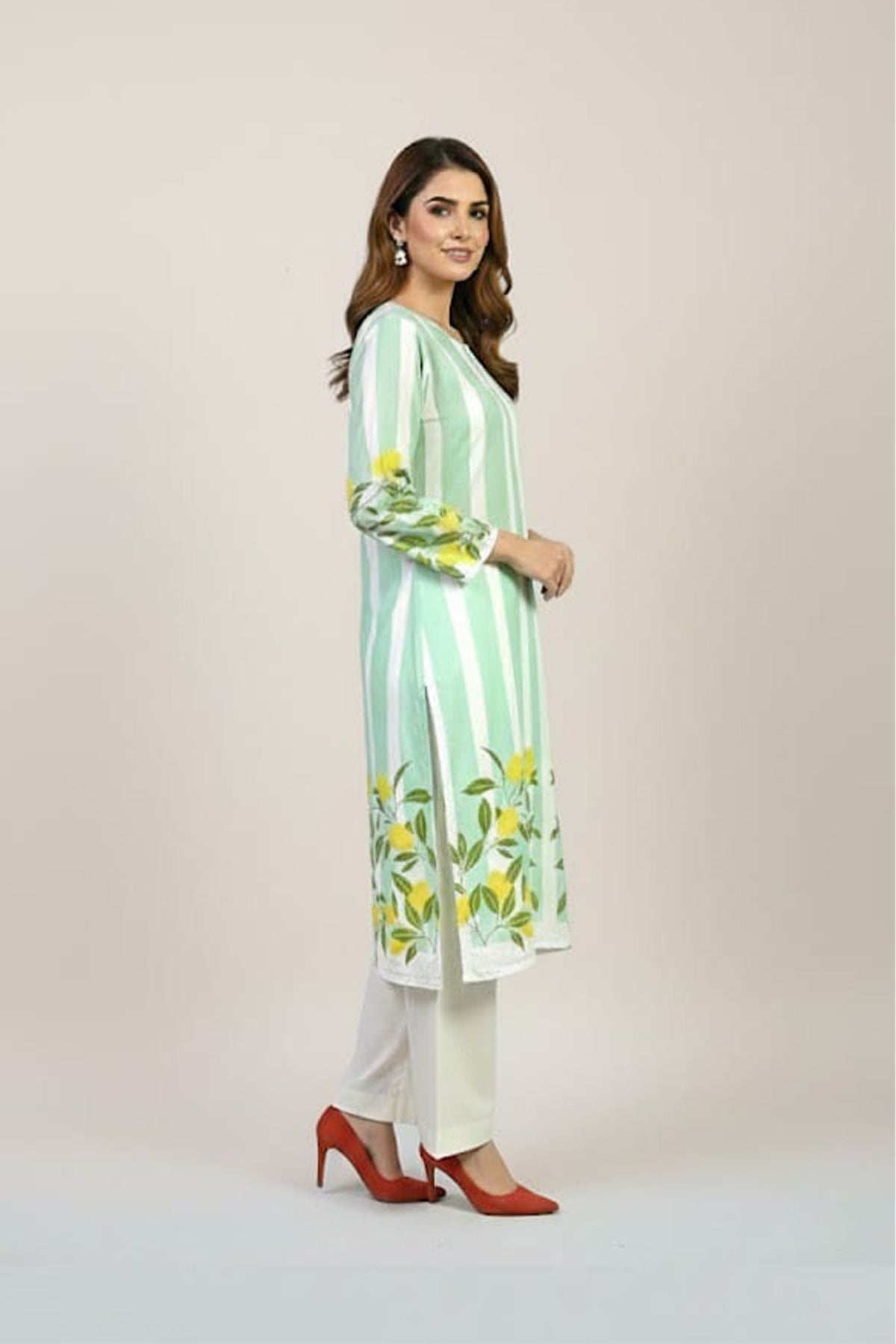 Noura Printed Khaddar Outfit for Women 945