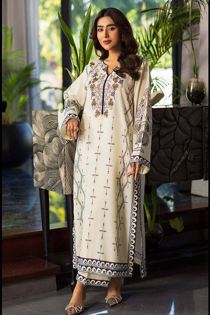 Noura Cozy Printed Khaddar Set for Women 947