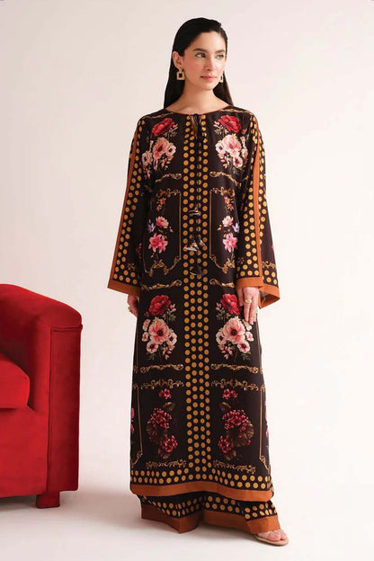 Noura Winter Print Co-Ord for Women in Khaddar 948
