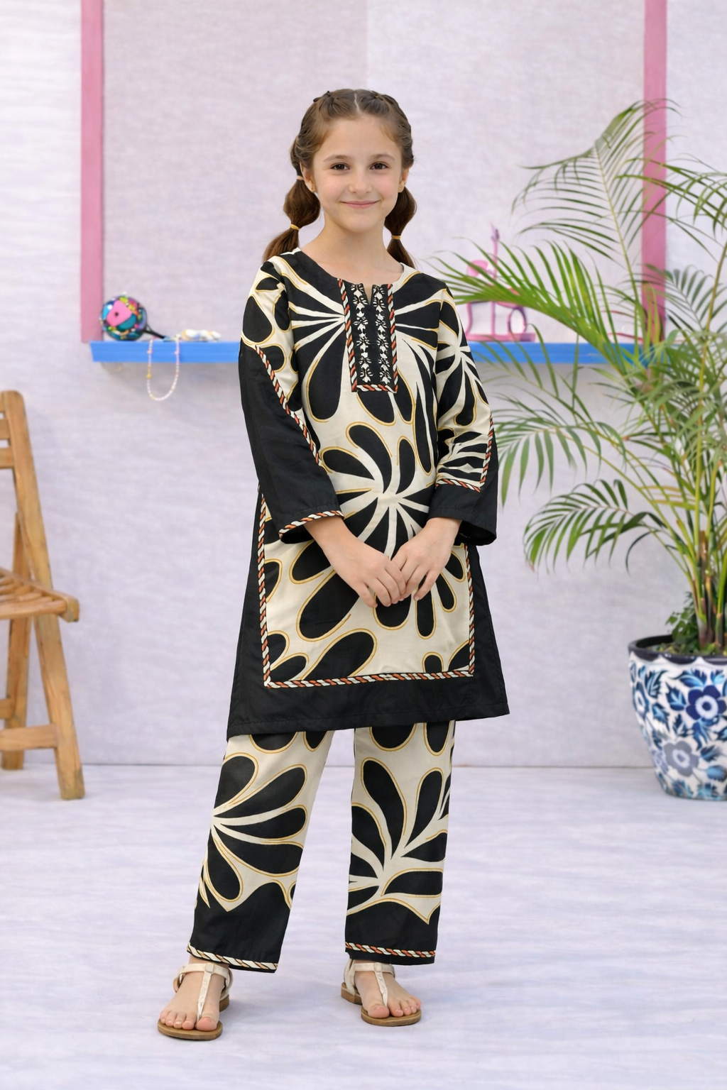 Noura Kids Co-Ord  Summer Dress 959