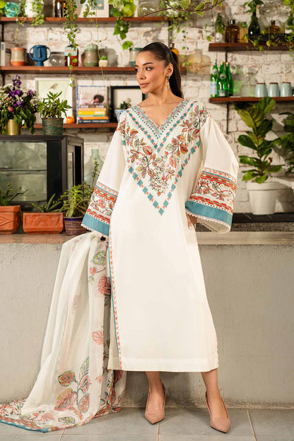 Noura Elegant Printed Shirt Trouser Set for Women 956
