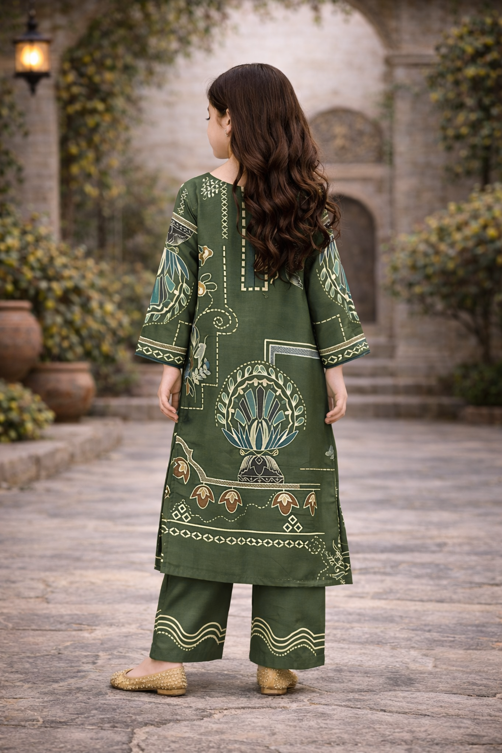 Noura Undefined Co Ord Sets in Pistachio green by Figo 957