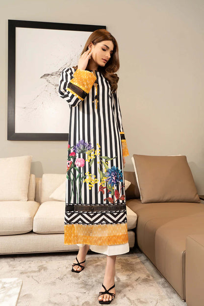 Noura Printed Moss Crepe Suit for Women 958