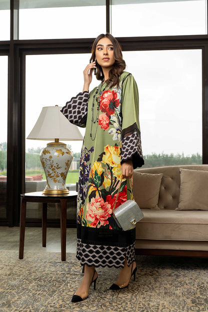 Noura Printed 2PC Khaddar Outfit for Women 960
