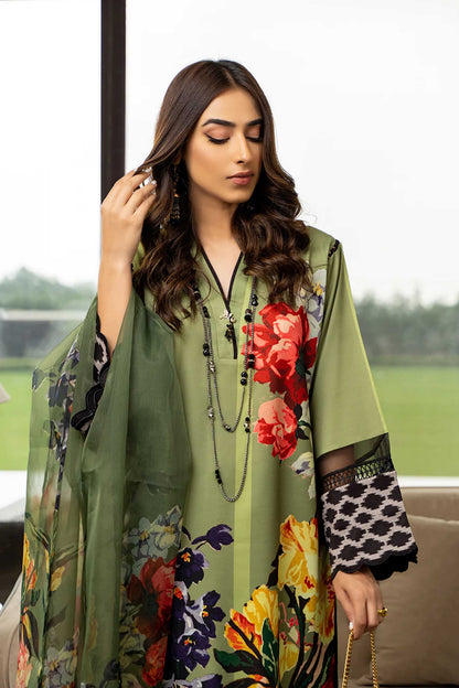 Noura Printed 2PC Khaddar Outfit for Women 960