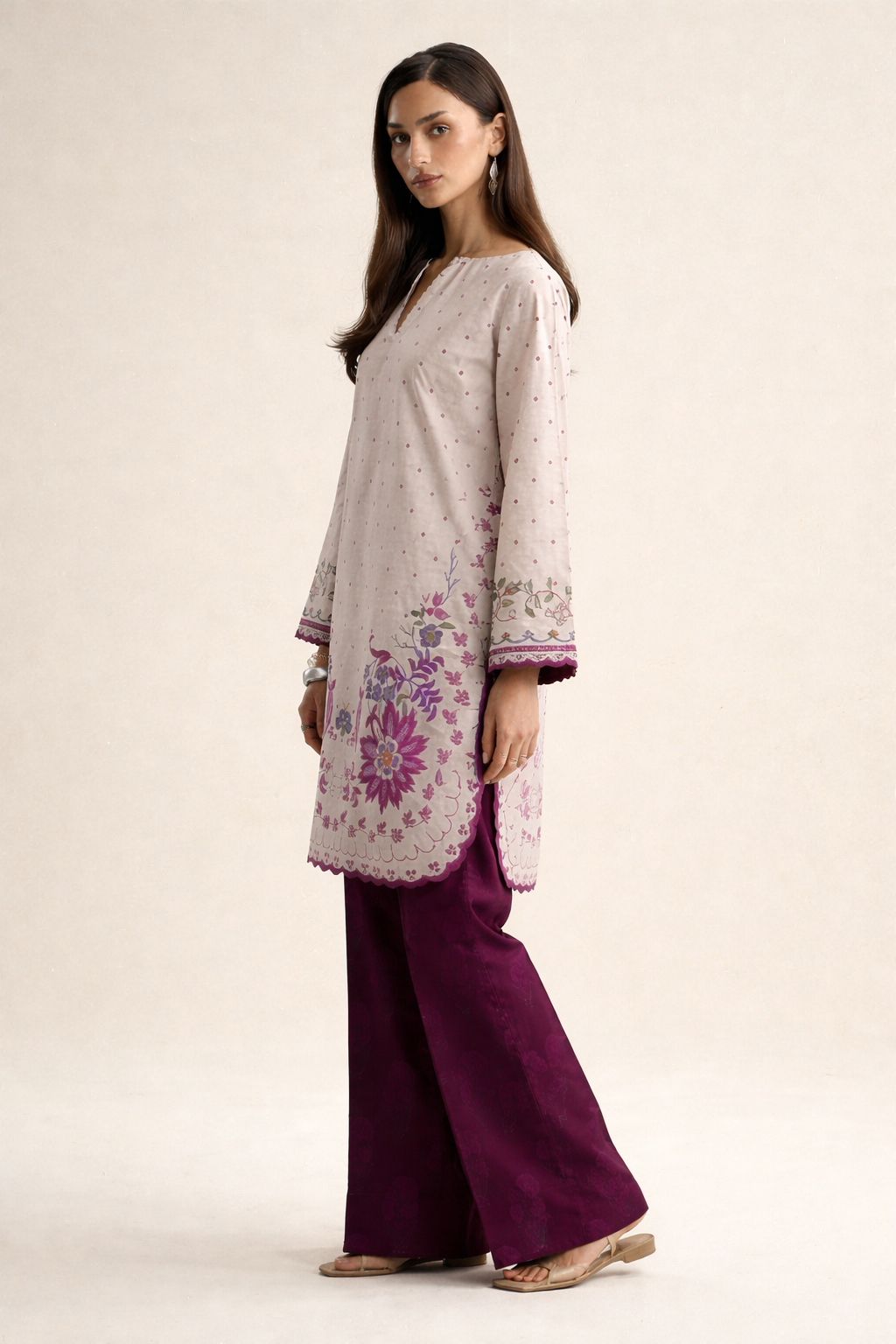 Best Seller Bana Doria Lawn 2PC - 873