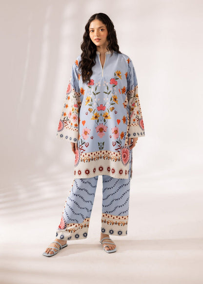 Noura Moss Crepe Long 2 Piece Outfit for Women 964