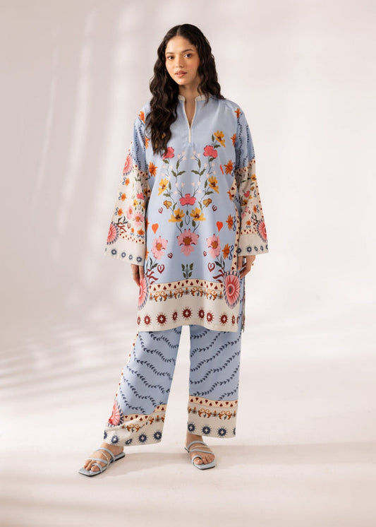Noura Moss Crepe Long 2 Piece Outfit for Women 964